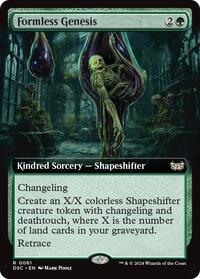 Formless Genesis (Extended Art), Commander: Duskmourn: House of Horror