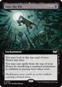 Into the Pit (Extended Art), Commander: Duskmourn: House of Horror