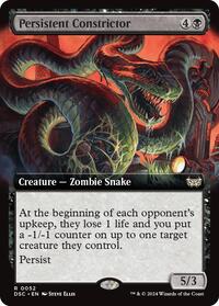 Persistent Constrictor (Extended Art), Commander: Duskmourn: House of Horror