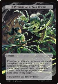 A Premonition of Your Demise (Full Art), Archenemy: Duskmourn