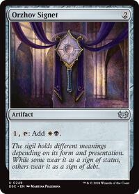 Orzhov Signet, Commander: Duskmourn: House of Horror