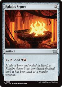 Rakdos Signet, Commander: Duskmourn: House of Horror
