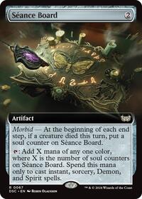 Seance Board (Extended Art), Commander: Duskmourn: House of Horror