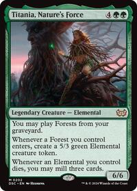 Titania, Nature's Force, Commander: Duskmourn: House of Horror