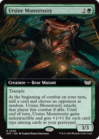 Ursine Monstrosity (Extended Art), Commander: Duskmourn: House of Horror