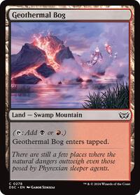 Geothermal Bog, Commander: Duskmourn: House of Horror