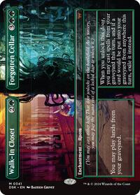 Walk-In Closet // Forgotten Cellar (Borderless), Duskmourn: House of Horror