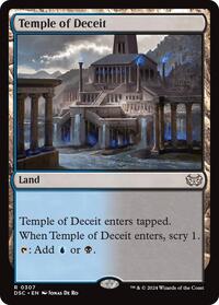 Temple of Deceit, Commander: Duskmourn: House of Horror