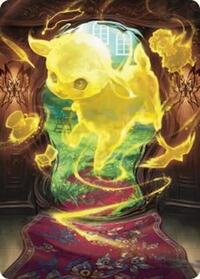 Enduring Innocence Art Card, Art Series: Duskmourn: House of Horror