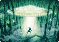 Unidentified Hovership Art Card, Art Series: Duskmourn: House of Horror