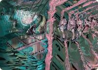 Mirror Room // Fractured Realm Art Card, Art Series: Duskmourn: House of Horror