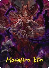 Damnation Art Card (Gold-Stamped Signature), Art Series: Duskmourn: House of Horror