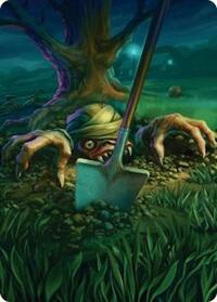Exhume Art Card, Art Series: Duskmourn: House of Horror