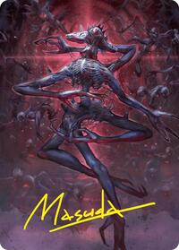 Overlord of the Balemurk Art Card (Gold-Stamped Signature), Art Series: Duskmourn: House of Horror