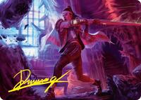 Diversion Specialist Art Card (Gold-Stamped Signature), Art Series: Duskmourn: House of Horror
