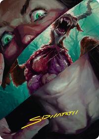 Hauntwoods Shrieker Art Card (Gold-Stamped Signature), Art Series: Duskmourn: House of Horror