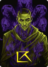 Kaito, Bane of Nightmares Art Card (Gold-Stamped Signature), Art Series: Duskmourn: House of Horror