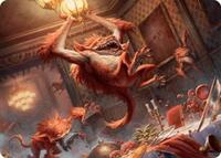 Midnight Mayhem Art Card, Art Series: Duskmourn: House of Horror