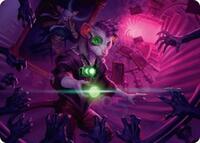 Nashi, Searcher in the Dark Art Card (21/54), Art Series: Duskmourn: House of Horror