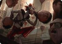 The Jolly Balloon Man Art Card, Art Series: Duskmourn: House of Horror