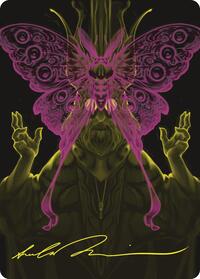 Victor, Valgavoth's Seneschal Art Card (44/54) (Gold-Stamped Signature), Art Series: Duskmourn: House of Horror