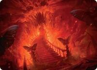 Mountain Art Card, Art Series: Duskmourn: House of Horror