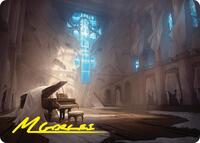 Plains Art Card (Gold-Stamped Signature), Art Series: Duskmourn: House of Horror