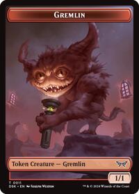 Gremlin // Manifest Double-Sided Token, Duskmourn: House of Horror