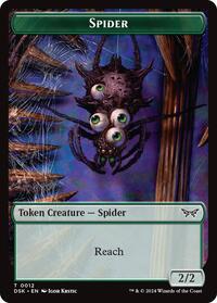 Spider // Manifest Double-Sided Token, Duskmourn: House of Horror
