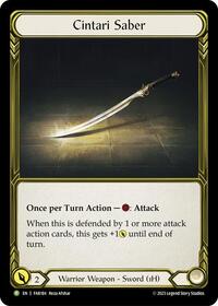 Cintari Saber (Left) (Golden) - FAB184