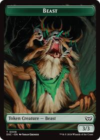 Beast // Scarecrow Double-Sided Token, Commander: Duskmourn: House of Horror