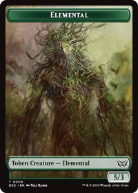 Elemental // Bird Double-Sided Token, Commander: Duskmourn: House of Horror