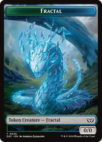 Fractal // Scarecrow Double-Sided Token, Commander: Duskmourn: House of Horror
