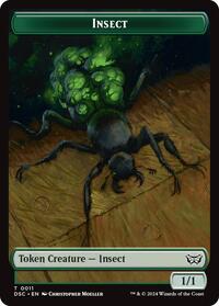 Insect (0011) // Ooze (0014) Double-Sided Token, Commander: Duskmourn: House of Horror