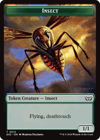 Insect (0012) // Spider Double-Sided Token, Commander: Duskmourn: House of Horror