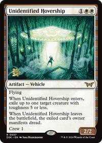 Unidentified Hovership, Prerelease Cards