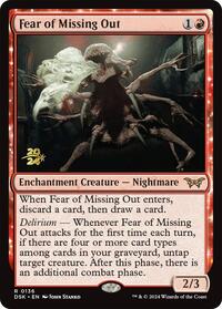 Fear of Missing Out, Prerelease Cards