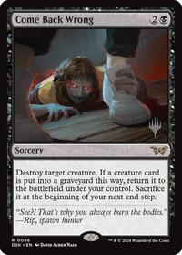 Come Back Wrong (0086), Promo Pack: Duskmourn: House of Horror