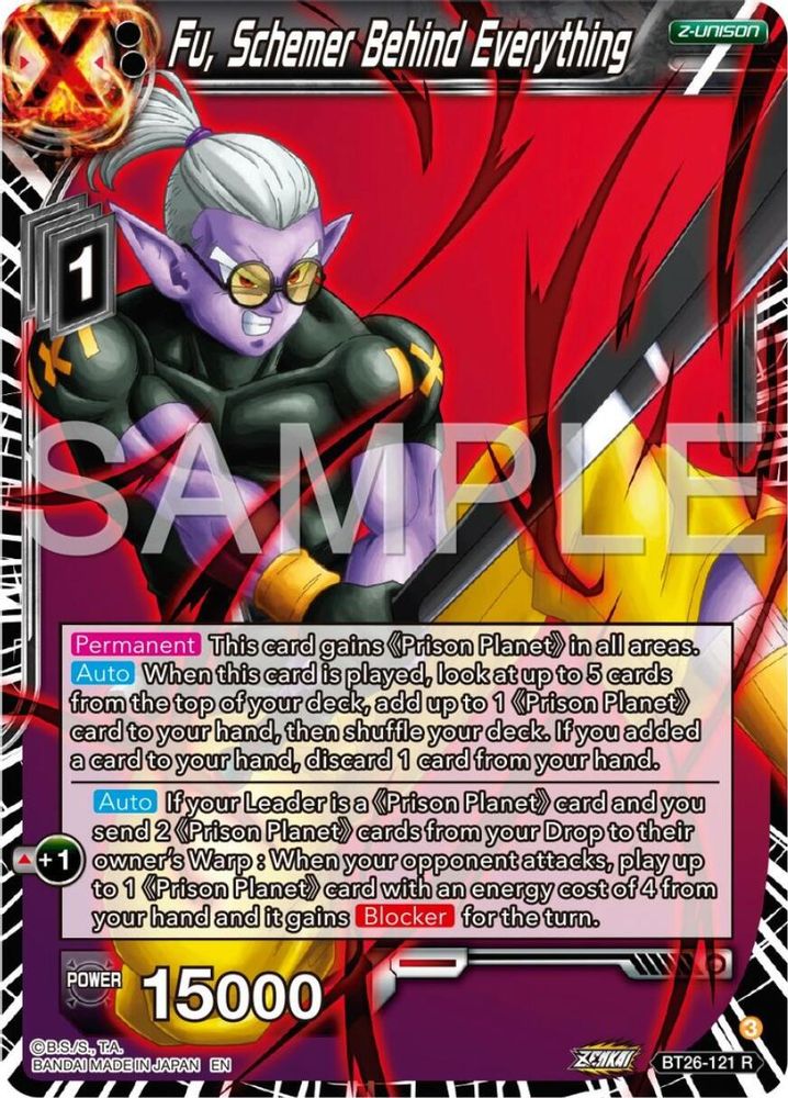 Fu, Schemer Behind Everything, Foil, front