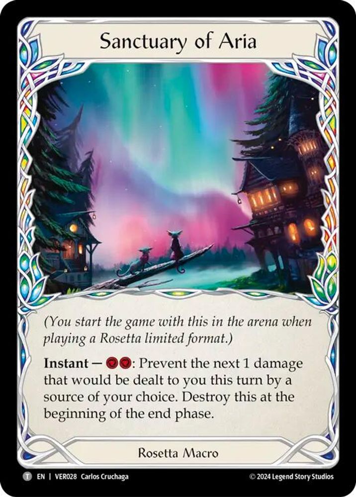 Sanctuary of Aria, Standard, front