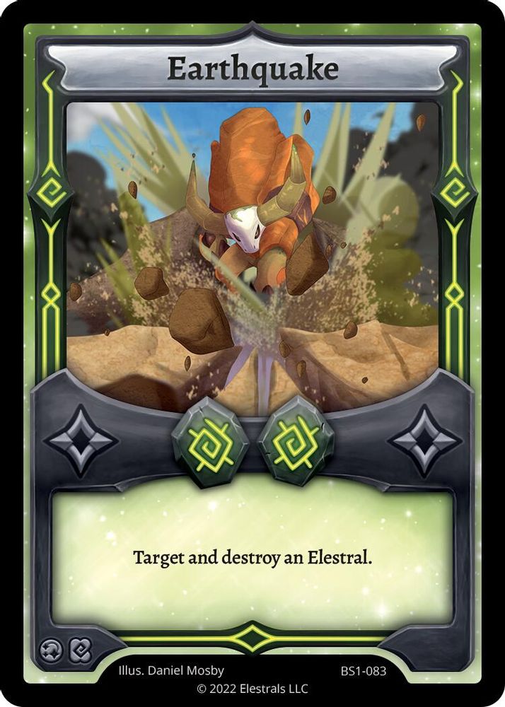 Earthquake, Standard, front