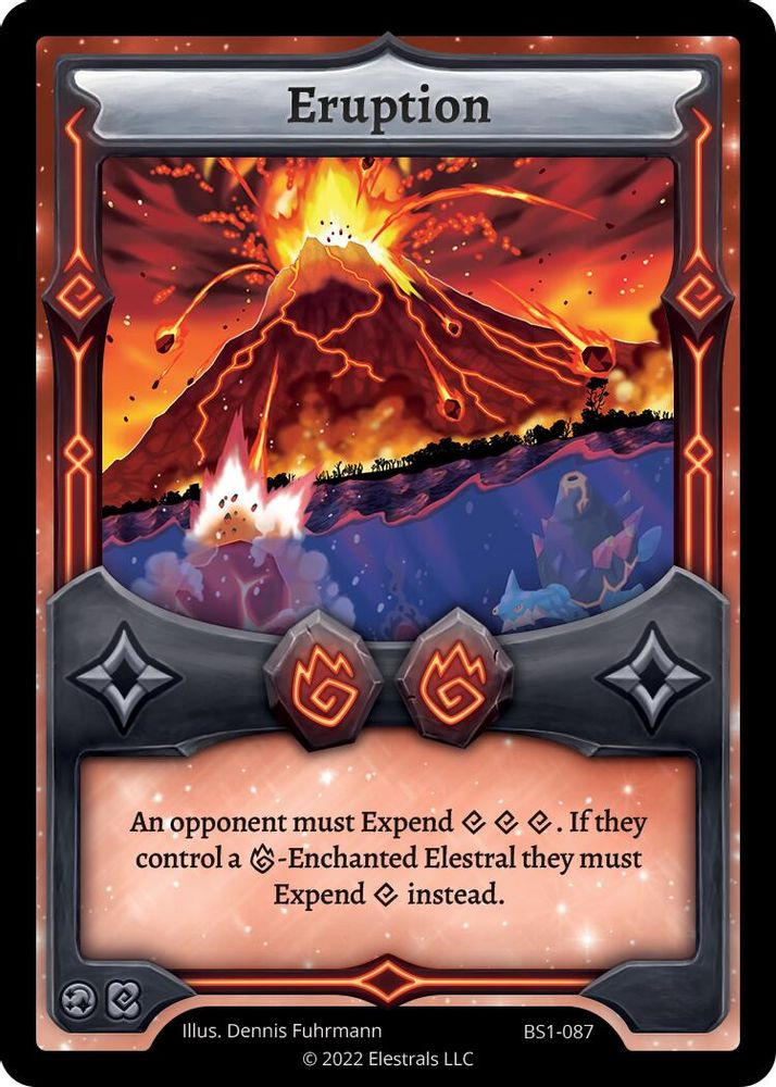 Eruption, Standard, front