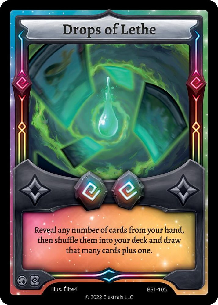 Drops of Lethe, Standard, front