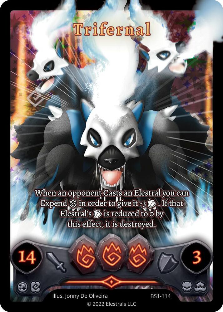 Trifernal (Full Art), Holo, front