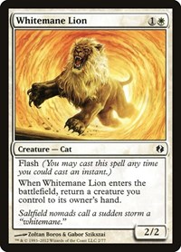 Whitemane Lion, Duel Decks: Venser vs. Koth