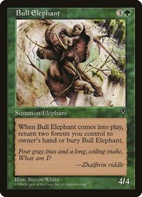 Bull Elephant, Visions