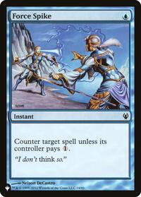 Force Spike, The List Reprints