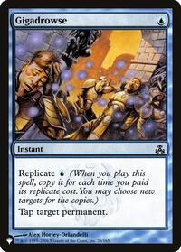 Gigadrowse, The List Reprints