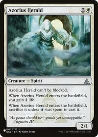 Azorius Herald, The List Reprints