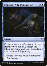 Irenicus's Vile Duplication, The List Reprints